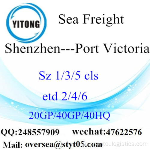 Shenzhen Port Sea Freight Versand nach Port Victoria